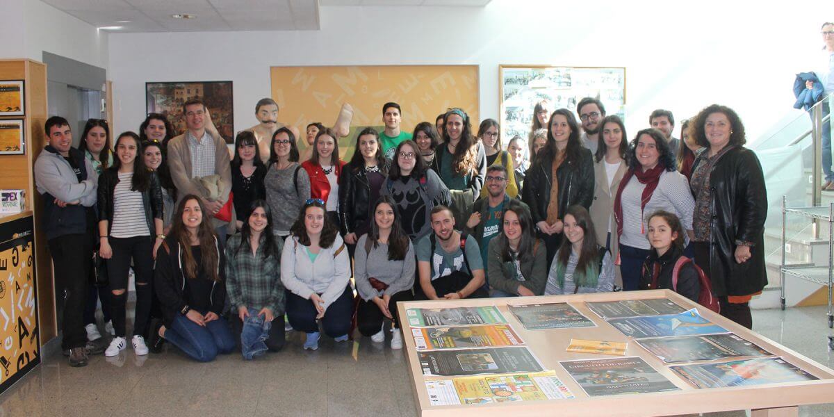 VISITA DA FACULTADE DE CIENCIAS DA EDUCACIÓN SOCIAL DA UNIVERSIDADE DE SANTIAGO DE COMPOSTELA