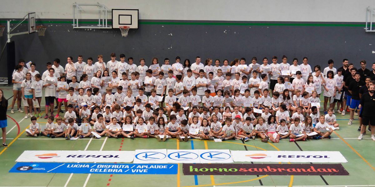 O Melga no Campus Basquet Coruña