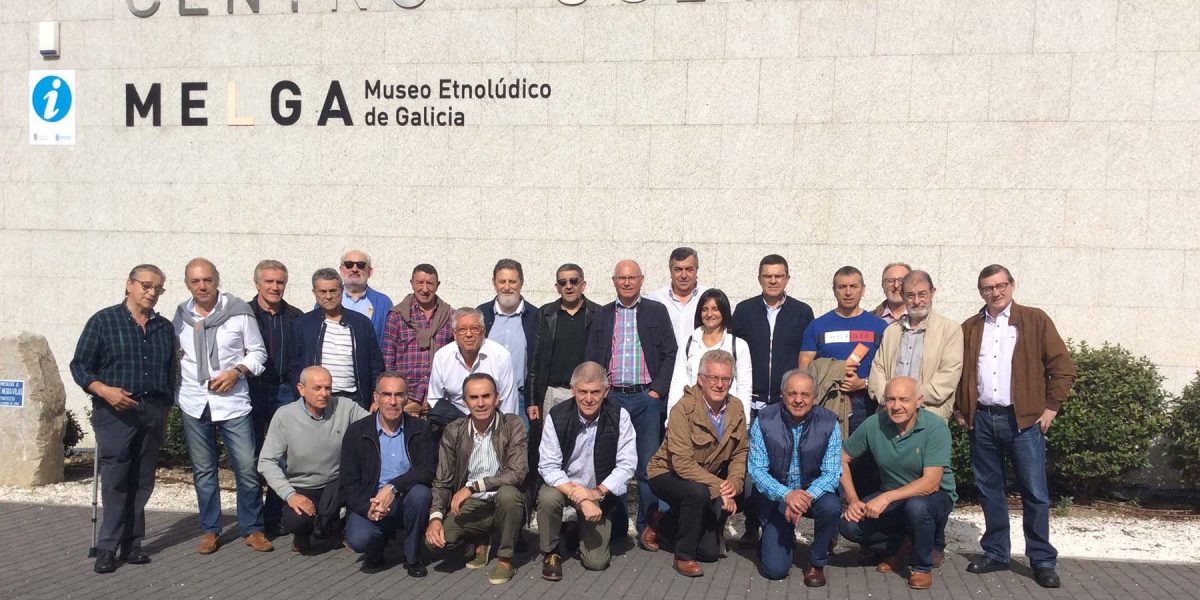 Un grupo de exalumnos dos Maristas de A Coruña visitaron o Melga de Ponteceso
