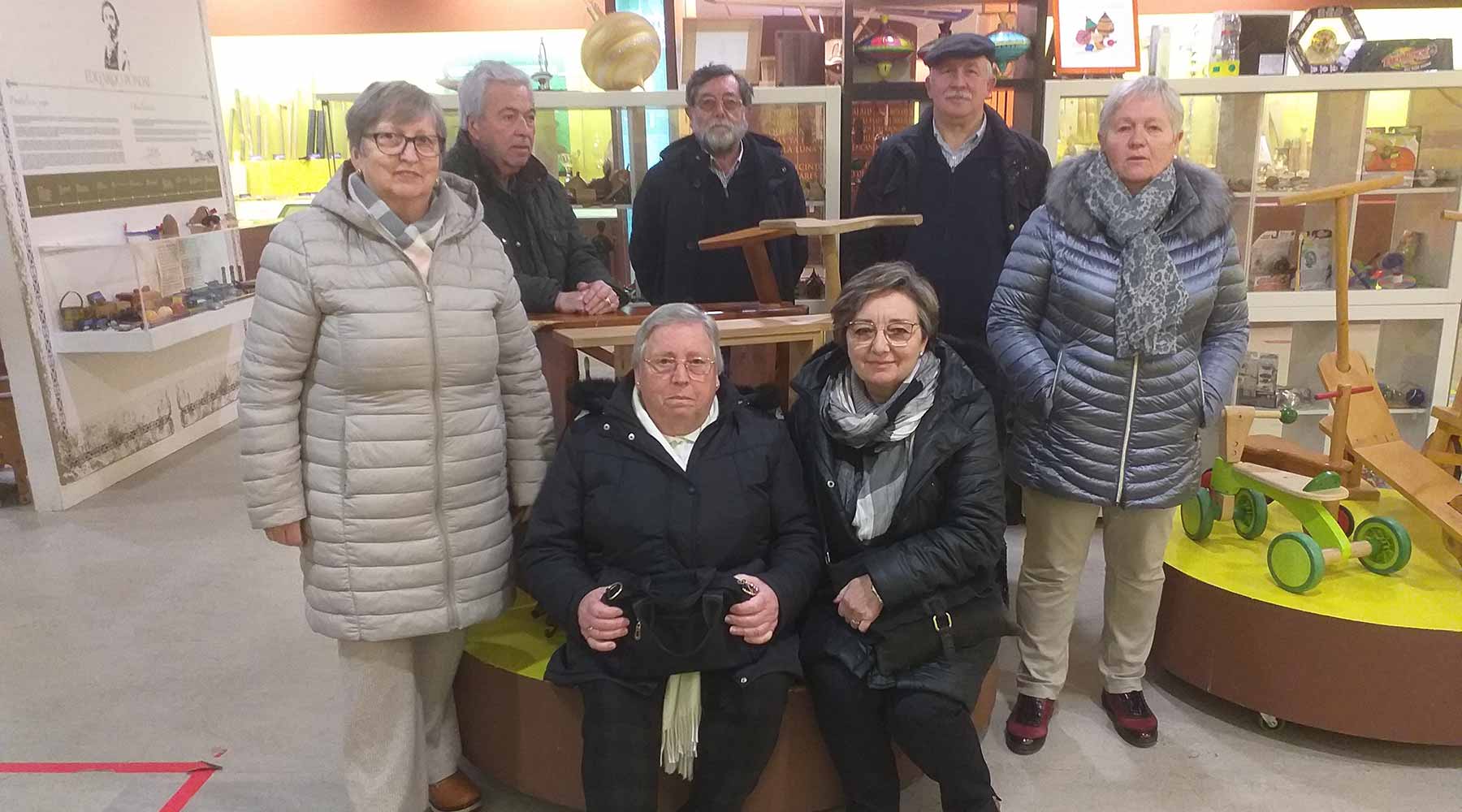 Un grupo de xubilados inician as visitas ao Melga neste ano novo 2023