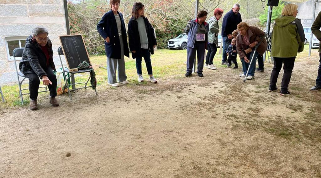 O Melga presente na gravación dun programa da Radio Galega en Castañeda de Avia (Ourense)