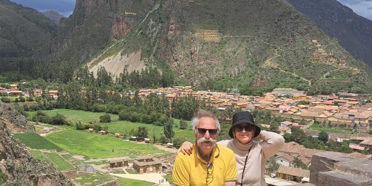 Ricardo Pérez y Verdes en el Machu Picchu, Perú